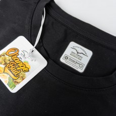 Camiseta negra Orange Bud Camiseta negra Orange Bud