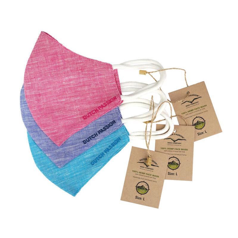 Hemp Face Mask - Dark Blue Hemp Face Mask - Dark Blue