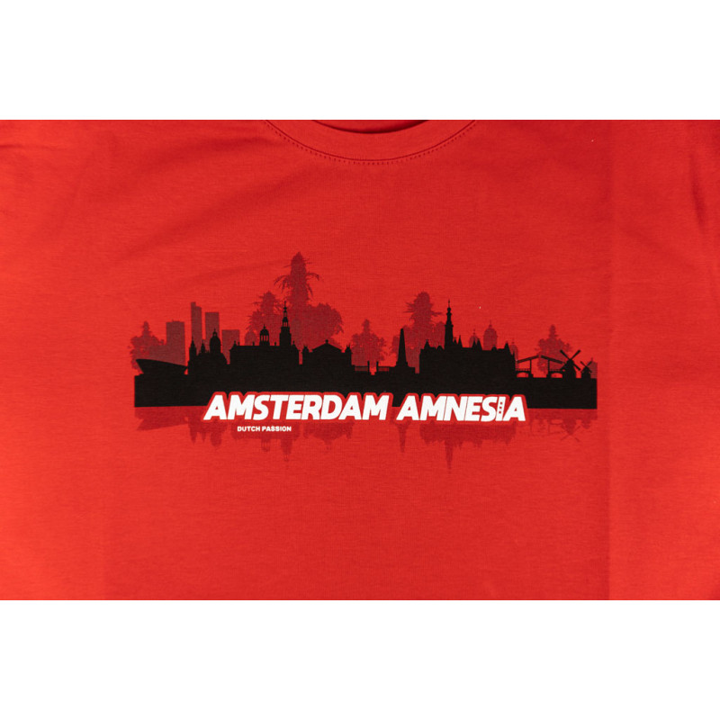 Camiseta roja Amsterdam Amnesia Camiseta roja Amsterdam Amnesia
