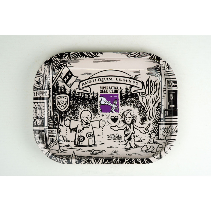 Vassoio Rolling Super Sativa Seed Club (17cm x 14cm) Vassoio Rolling Super Sativa Seed Club (17cm x 14cm)