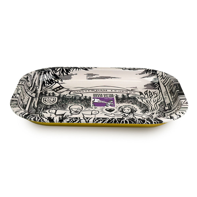 Vassoio Rolling Super Sativa Seed Club (17cm x 14cm) Vassoio Rolling Super Sativa Seed Club (17cm x 14cm)