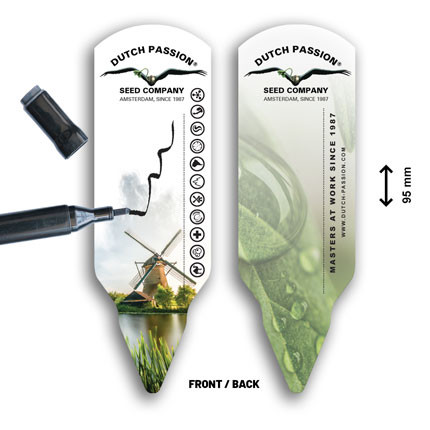 Dutch Passion ® Plant pot label. Dutch Passion.