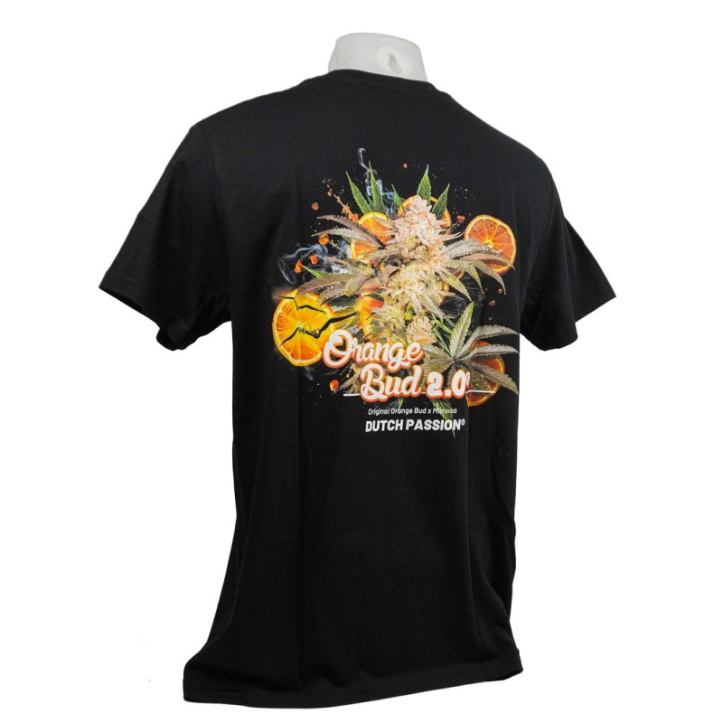 T-shirt Orange Bud 2.0 di Sericraft | Dutch Passion T-shirt Orange Bud 2.0 di Sericraft | Dutch Passion