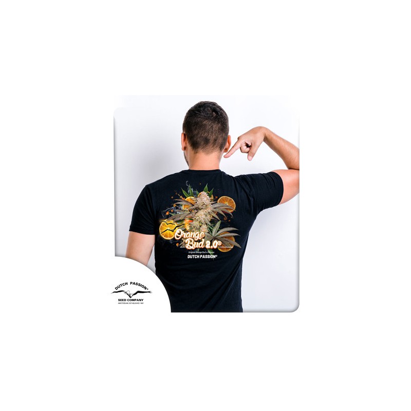 T-shirt Orange Bud 2.0 di Sericraft | Dutch Passion