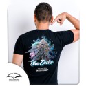 T-shirt Blue Zushi blu di Sericraft | Dutch Passion