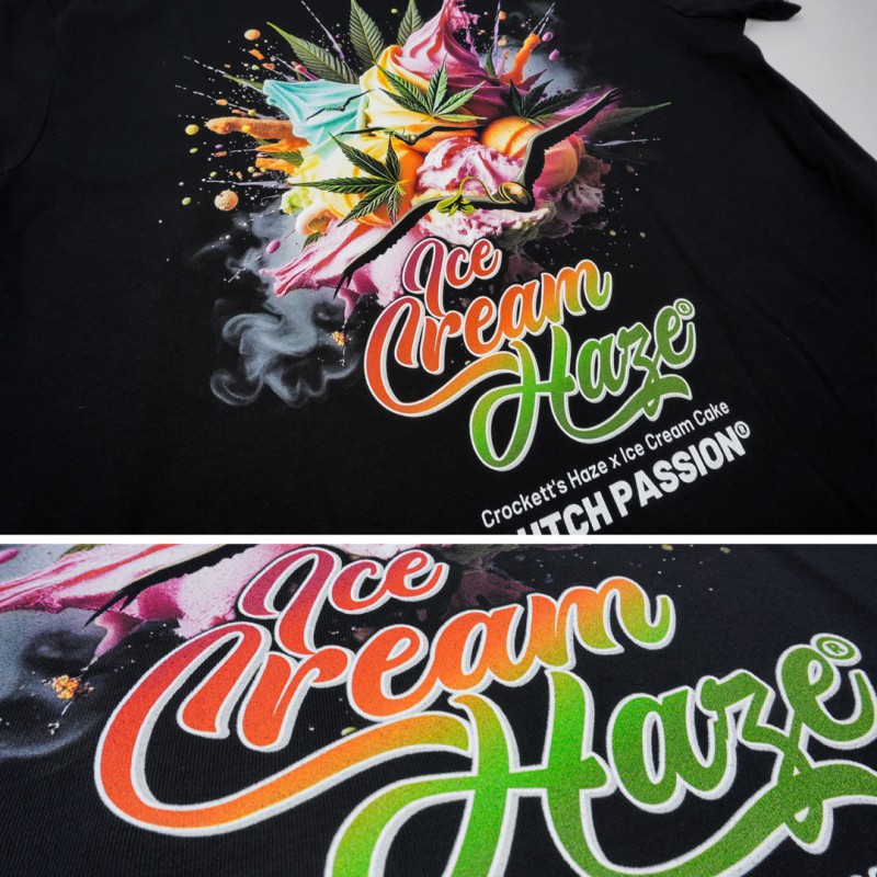 T-shirt Ice Cream Haze di Sericraft | Dutch Passion T-shirt Ice Cream Haze di Sericraft | Dutch Passion