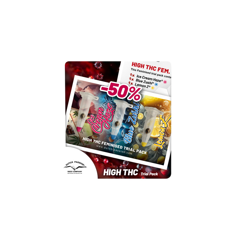 Buy High THC Feminised Cannabis Seeds Trial Pack | Dutch Passion