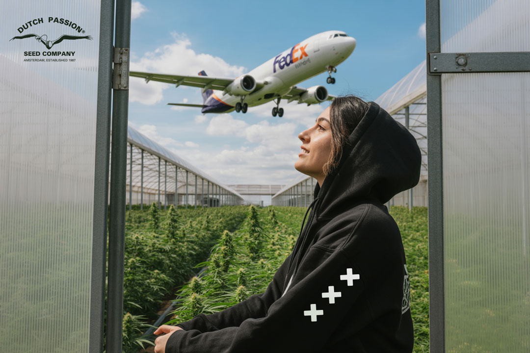 FedEx express shipping your cannabis seeds from dutch passion