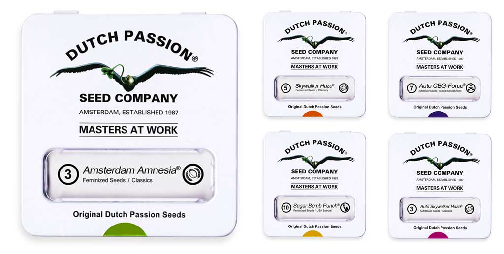 Dutch Passion old packaging pictures