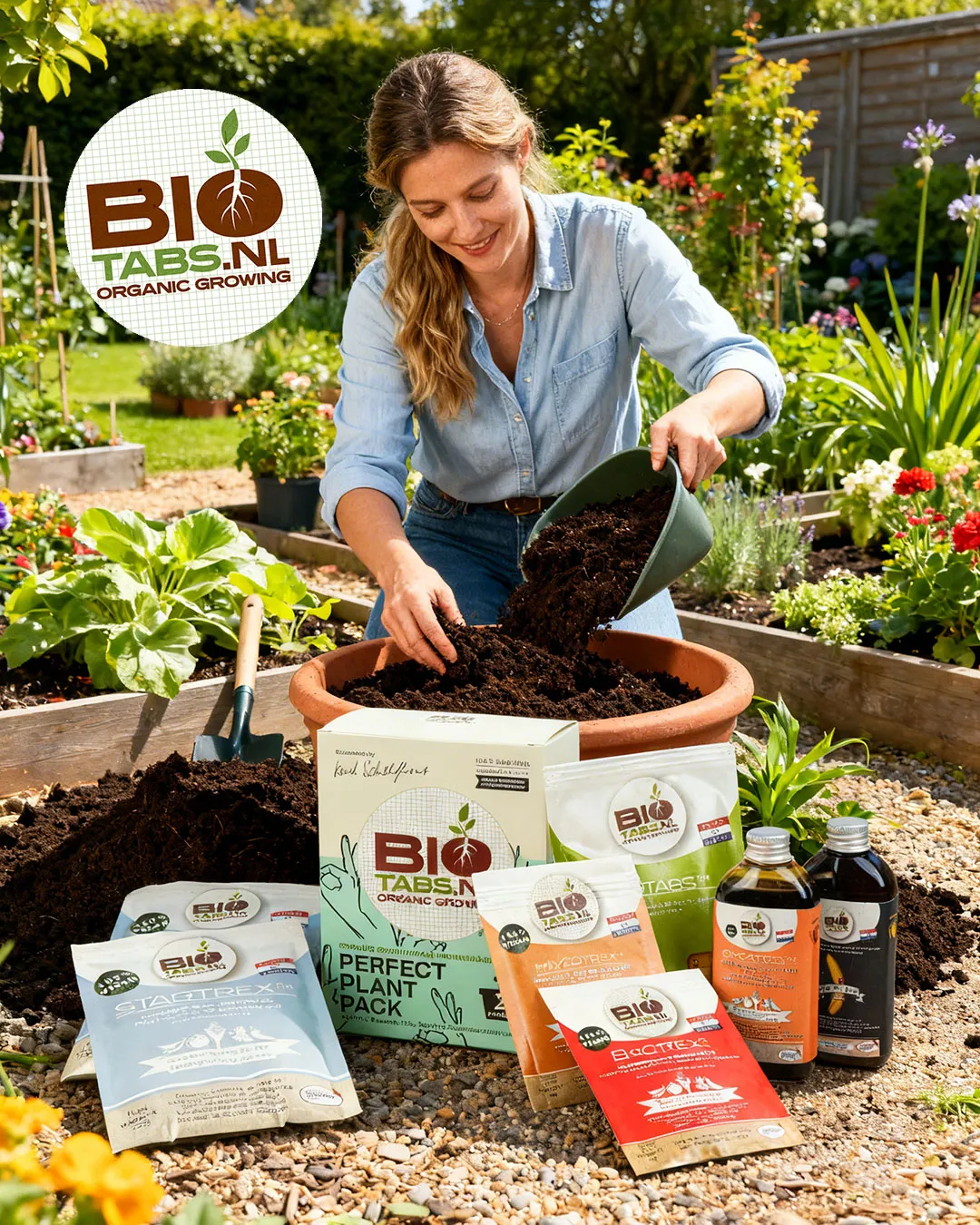 BioTabs starter systems for organic living soil