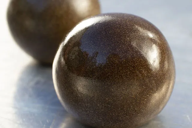 Temple ball nepalesa hecha con marihuana madura
