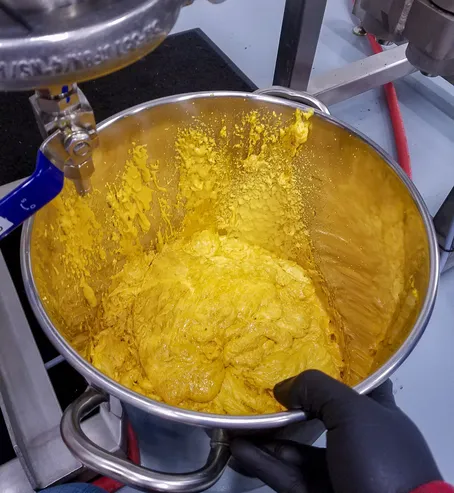 The cannabis extraction is Swelling