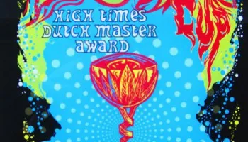 The First ‘High Times Dutch Master Award’ presented to Dutch Passion’s Henk van Dalen.