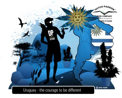 Uruguay.  The worldwide legalization of cannabis begins