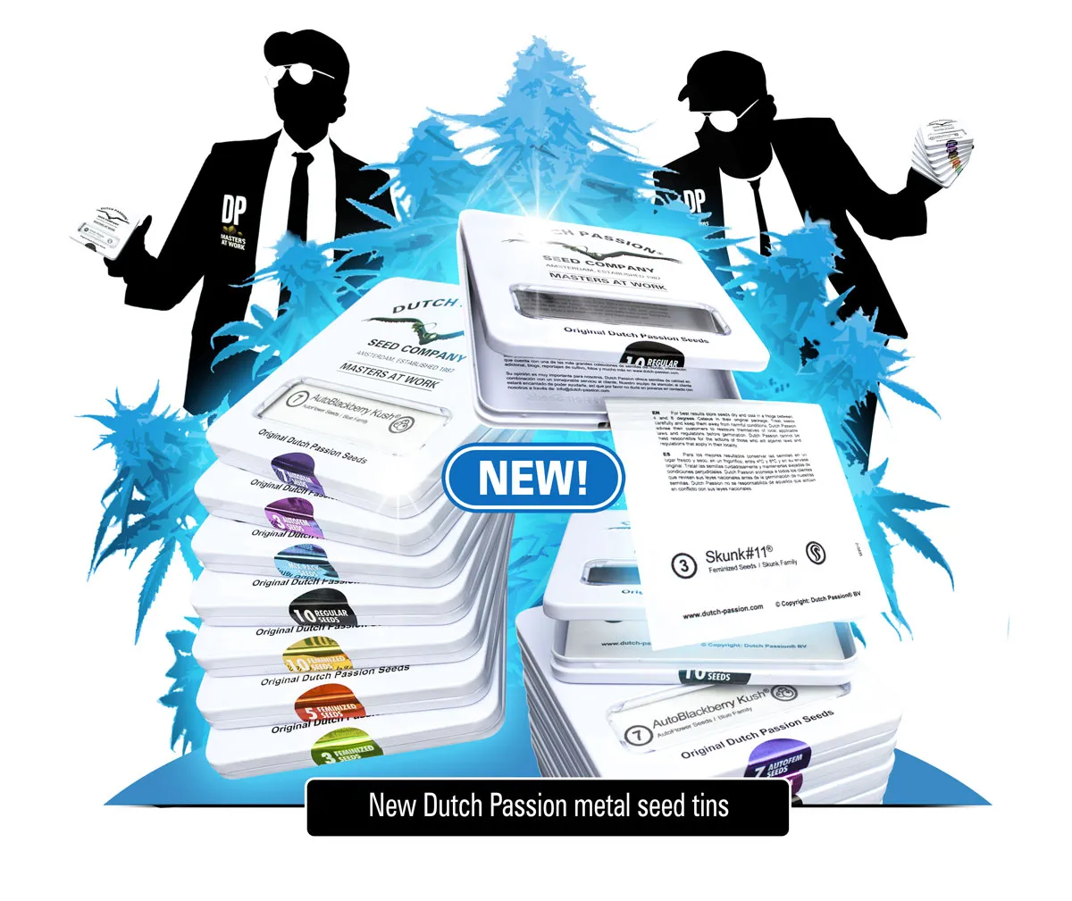 Nuovo packaging per i semi di Dutch Passion.
