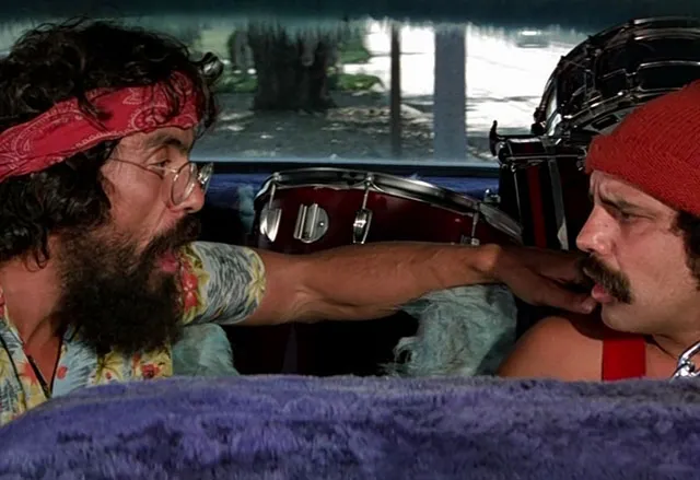 Cheech & Chong in the all time favorite movie up in smoke