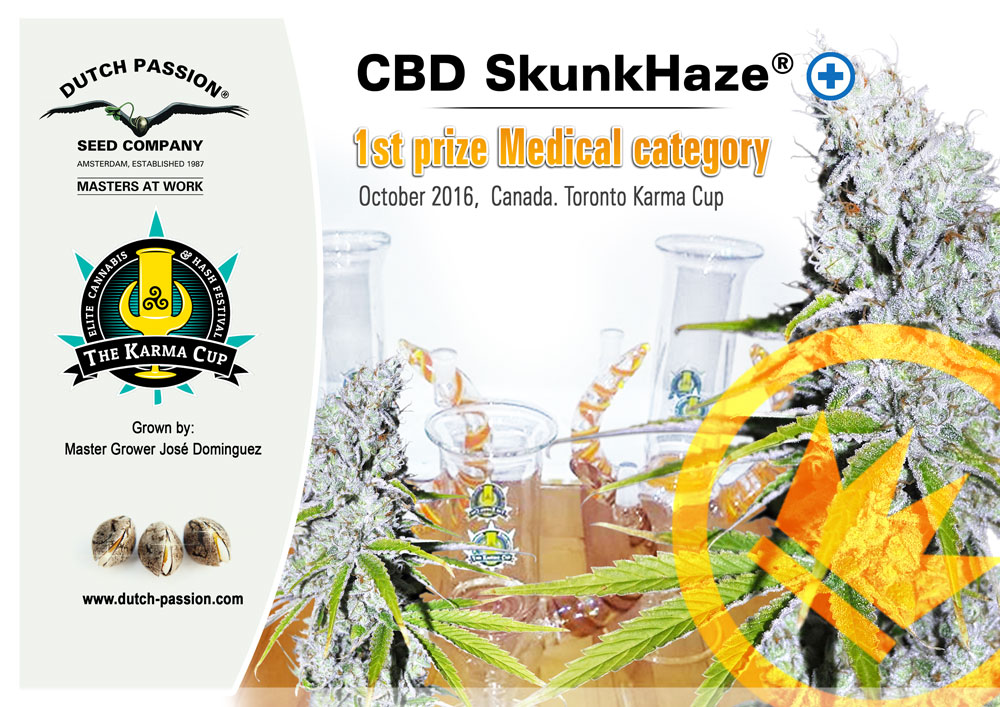 Canada.  Dutch Passion CBD SkunkHaze wins Karma Cup medical category