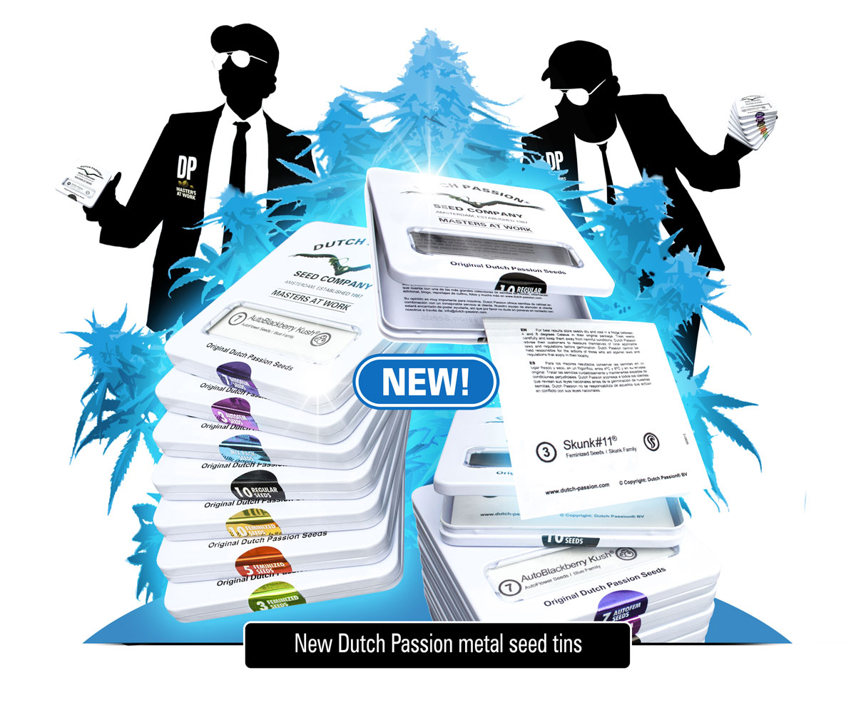 Nuovo packaging per i semi di Dutch Passion.