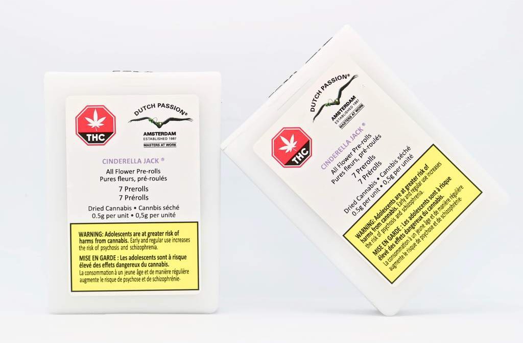 Dutch Passion pre-rolled joints available in Canada.