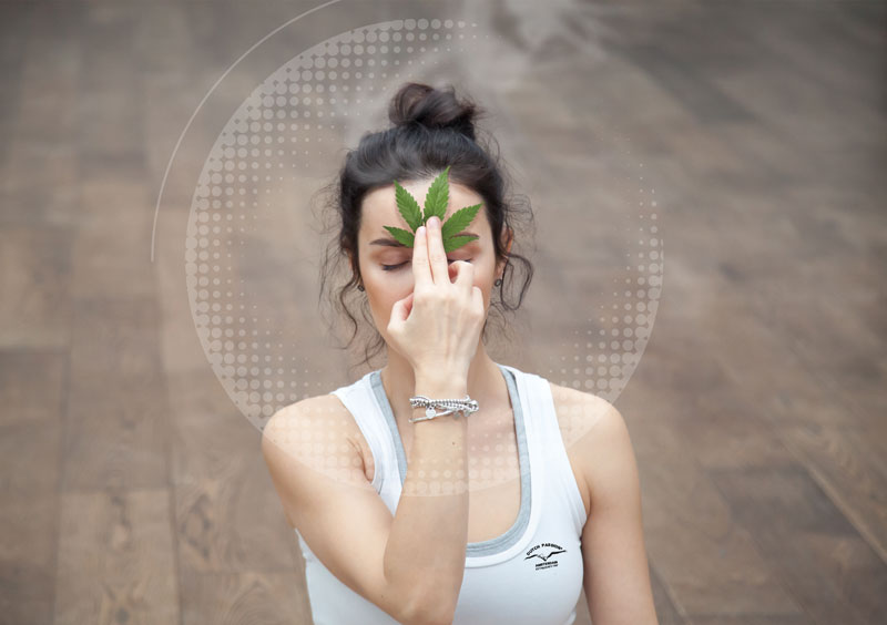Marihuana y Yoga. Mejora tu ciego de marihuana con el yoga